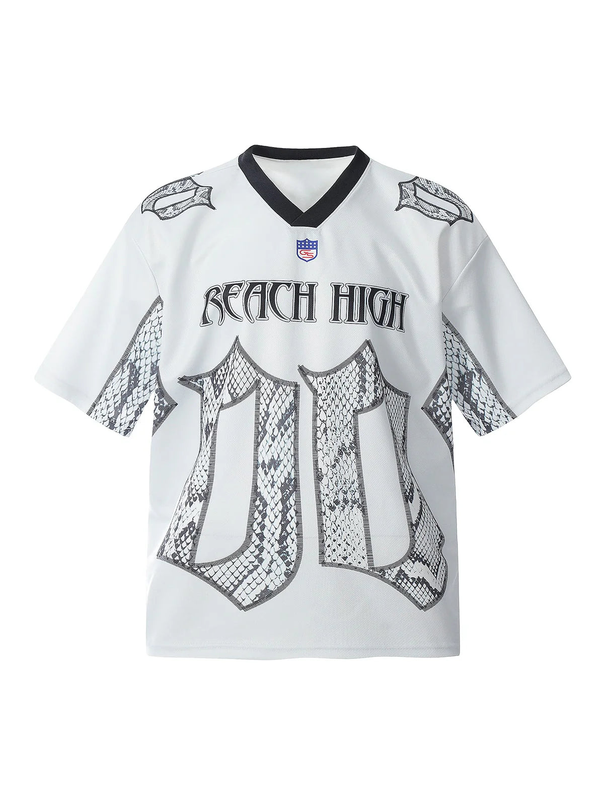 LY No. 1193 Snakeskin Print Jersey T-shirt