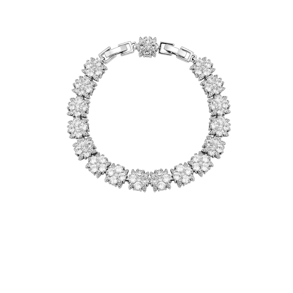 LY No. 3036 Sparkling Floral Bracelet