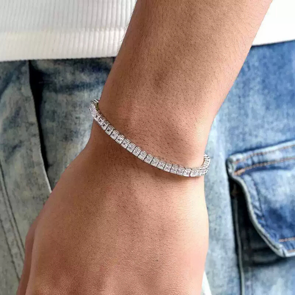 LY No. 3040 Silver Tennis Bracelet