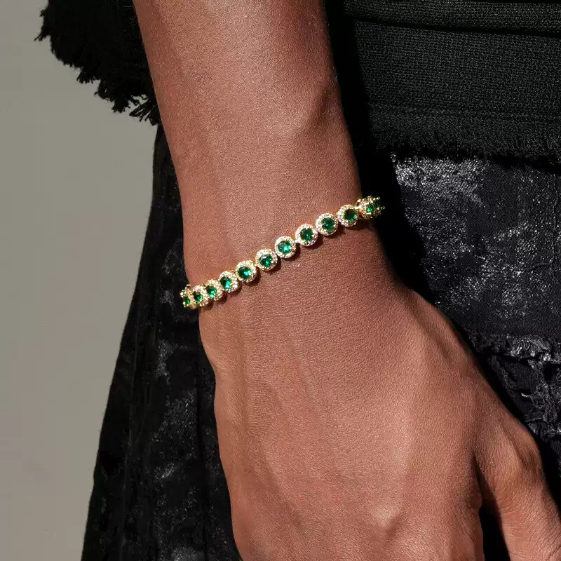 LY No. 3019 Emerald Glow Bracelet