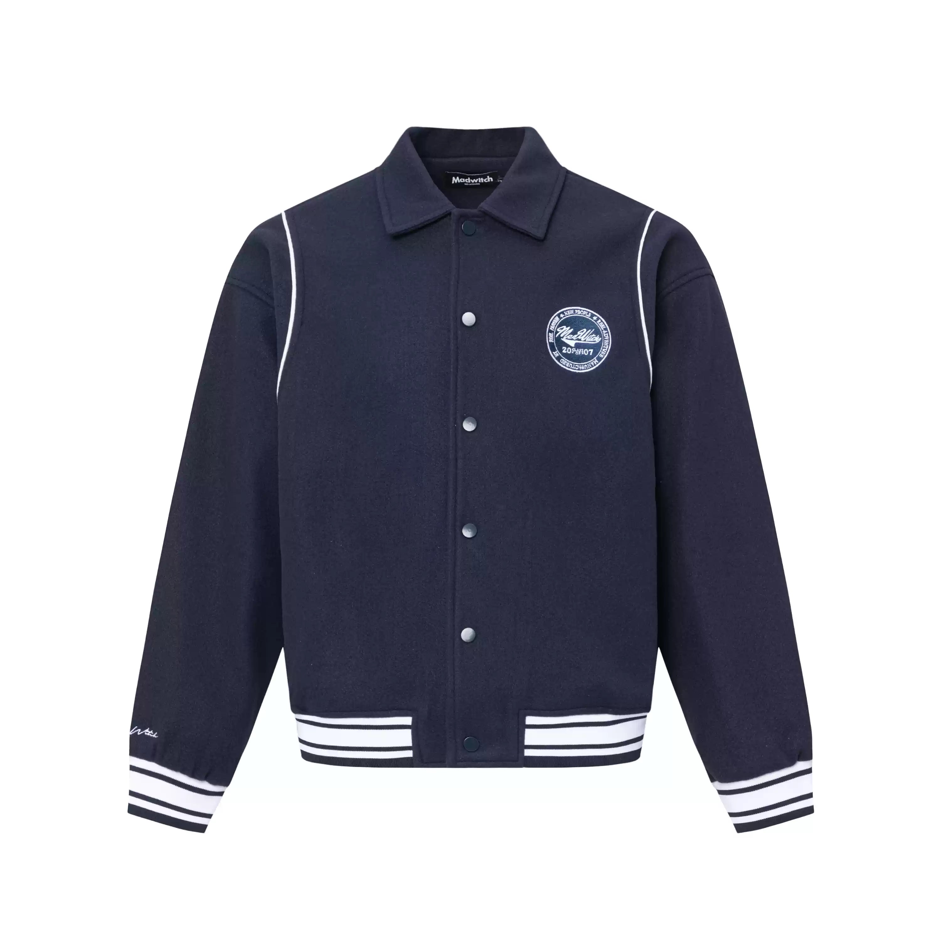 LY No. 1063 Navy Varsity Jacket