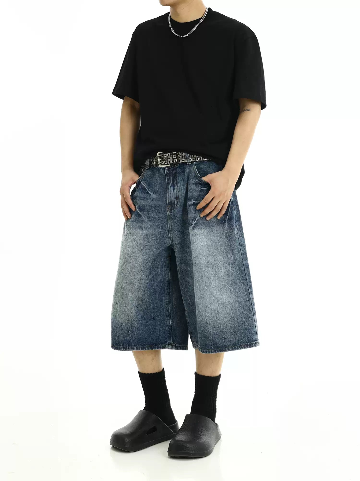 LY No. 2074 Classic Denim Jorts