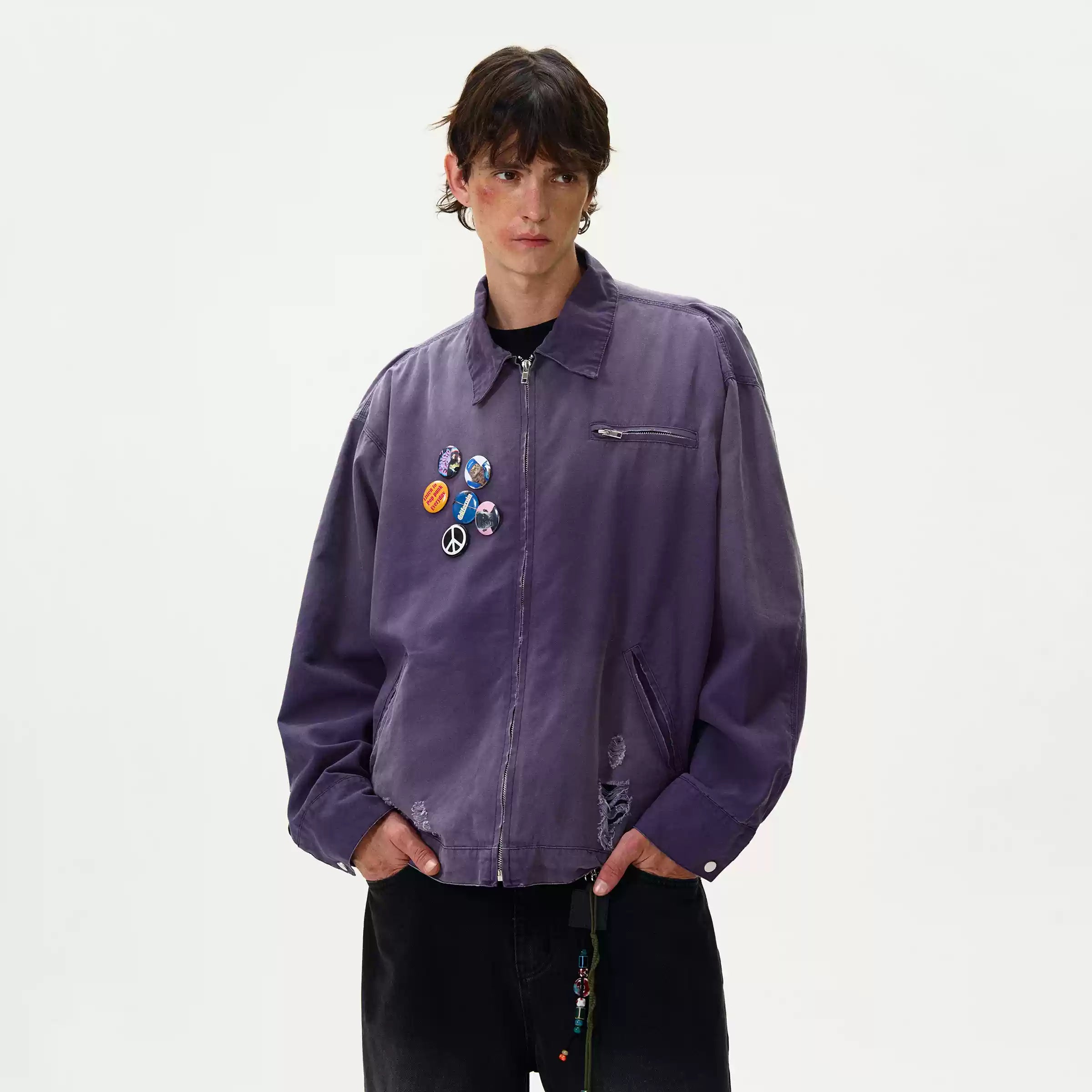 LY No. 1116 Vintage Oversized Badge Jacket