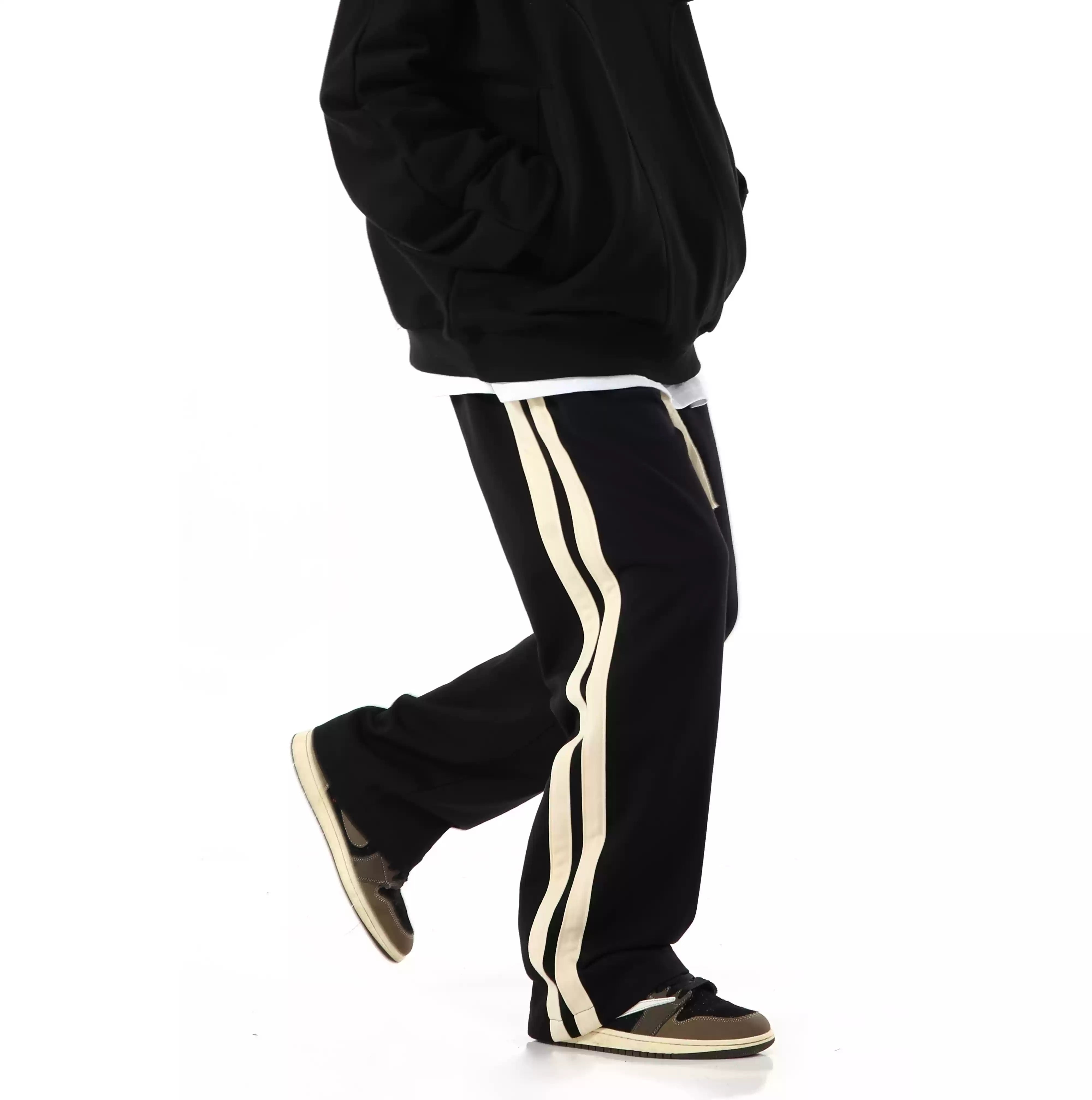 LY No. 2094 Striped Casual Jogger Pants