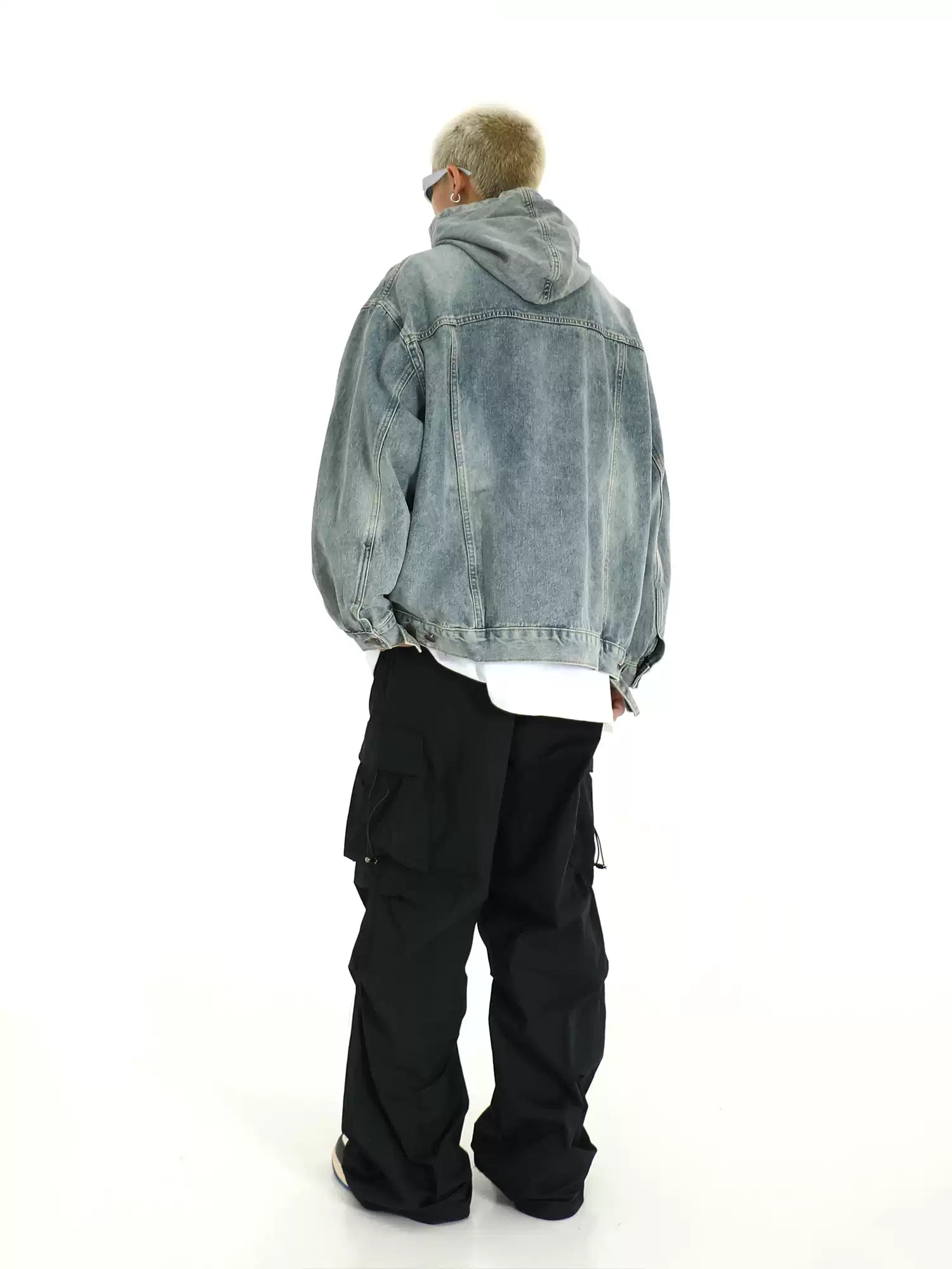 LY No. 1190 Denim Hooded Jacket