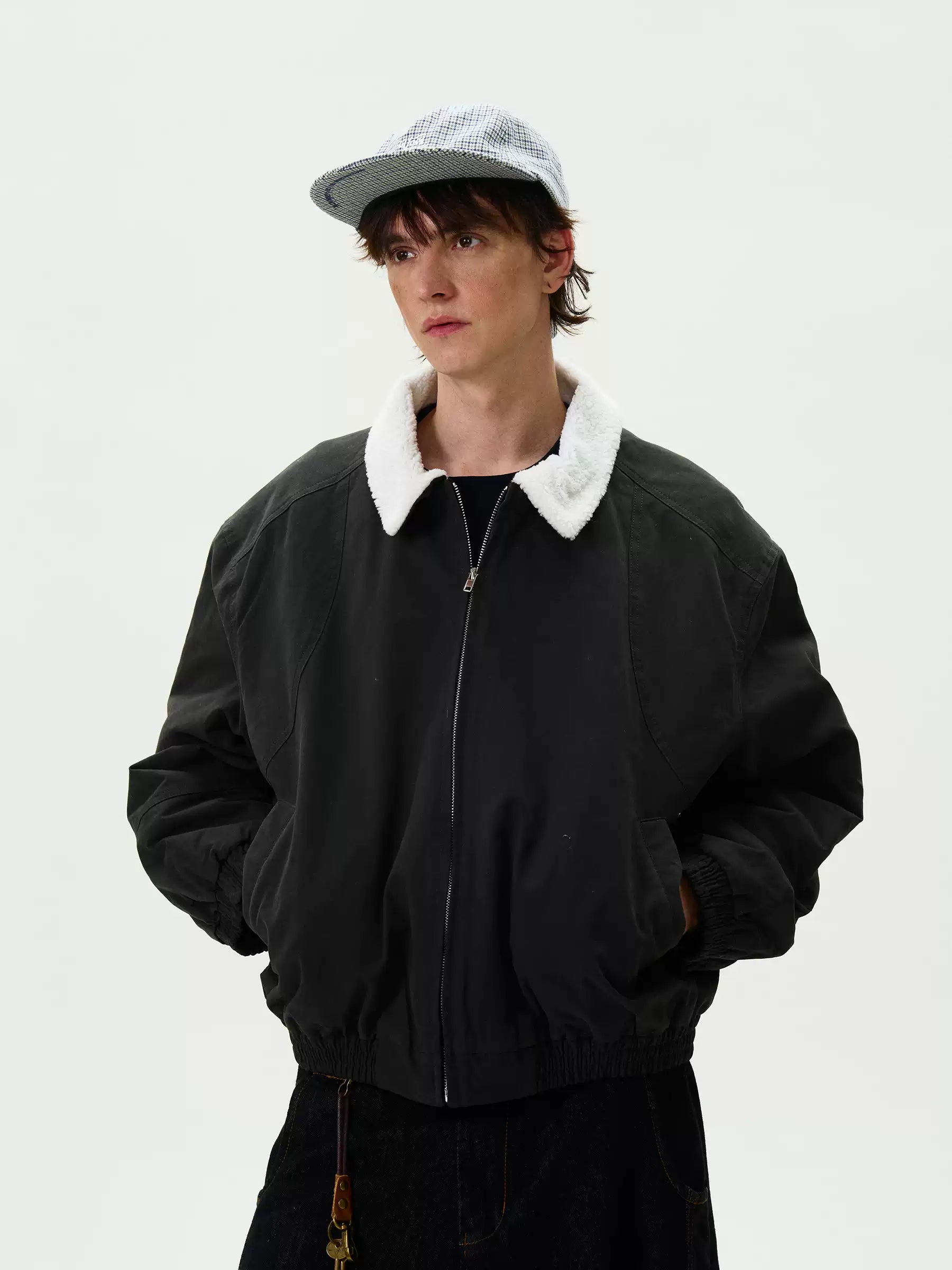 LY No. 1146 Sherpa Bomber Jacket