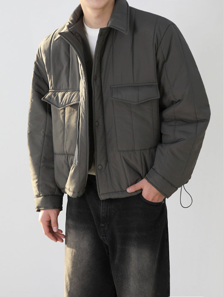 LY No. 1099 Quilted Utility Jacket