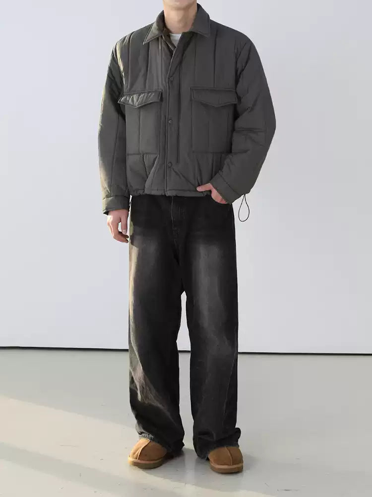 LY No. 1099 Quilted Utility Jacket