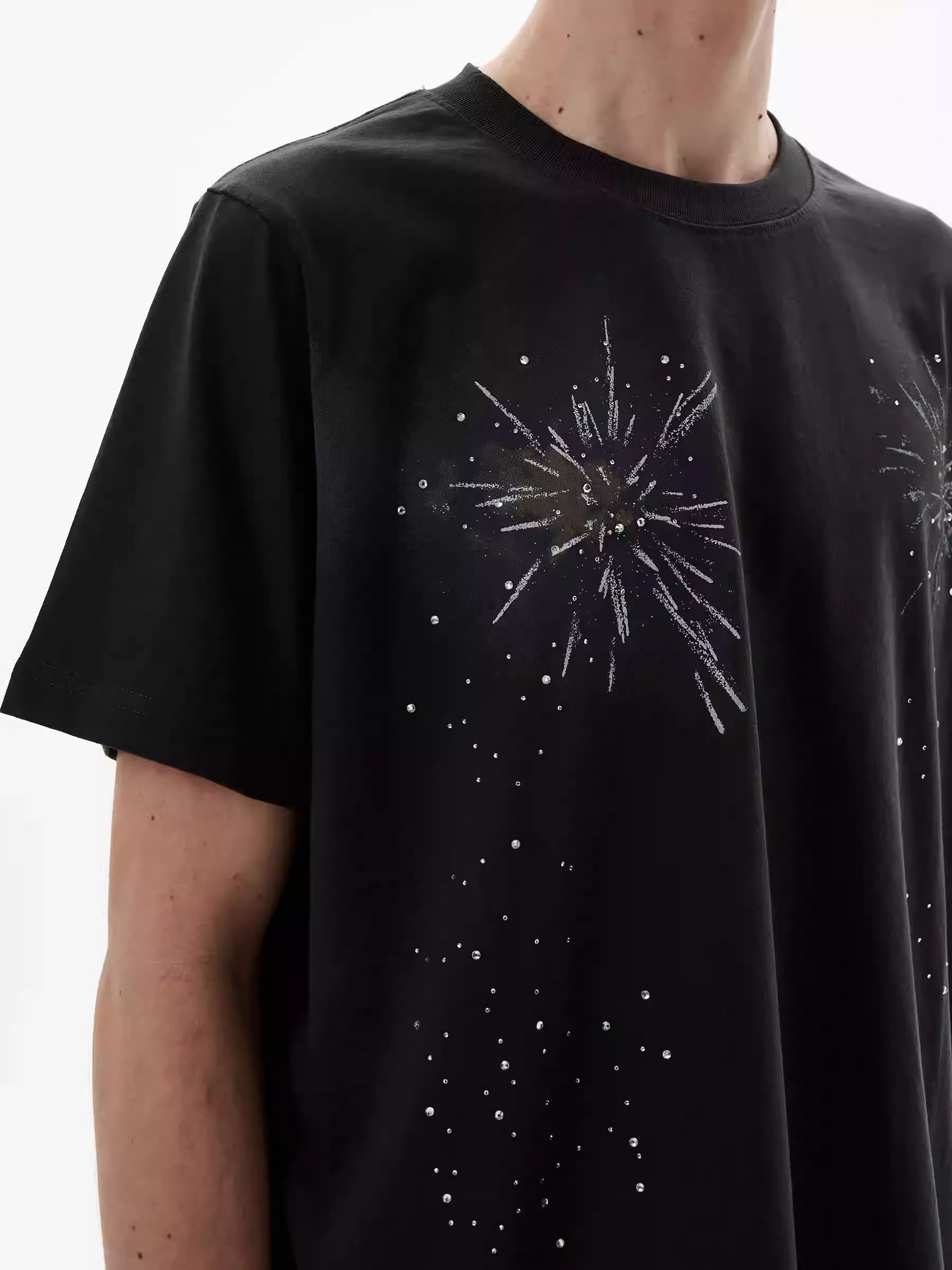 LY No. 1228 Splatter Graphic Tee