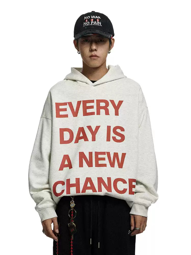 LY No. 1110 Inspirational Quote Hoodie 350GSM