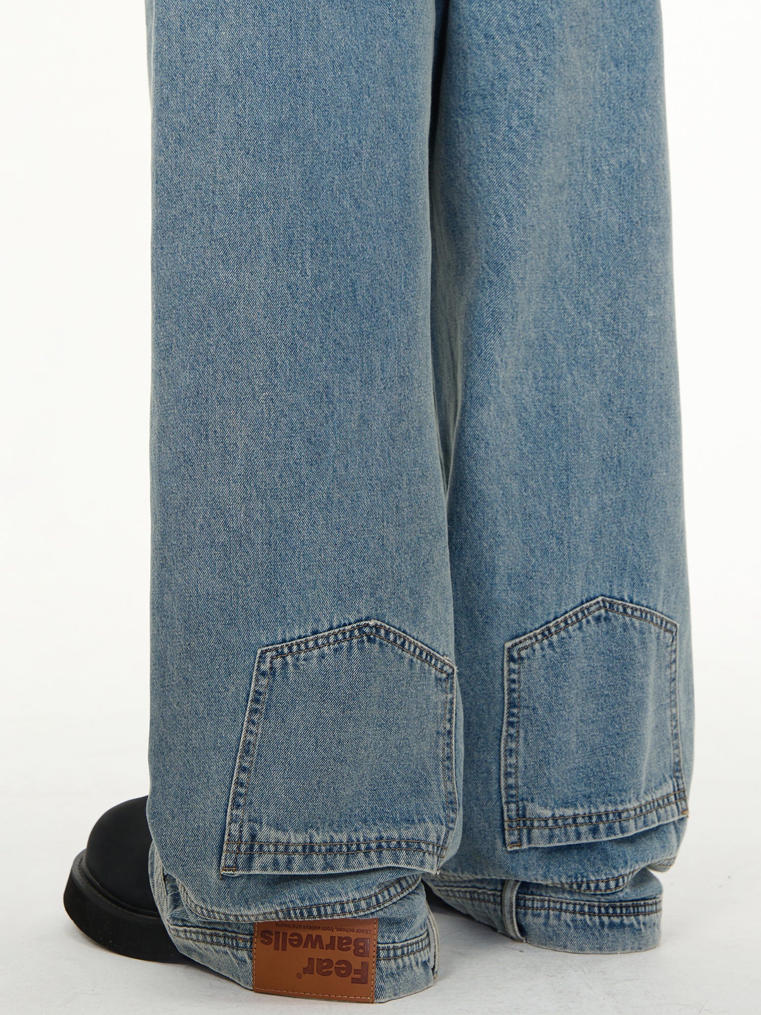 LY No. 2039 Relaxed Baggy Jeans