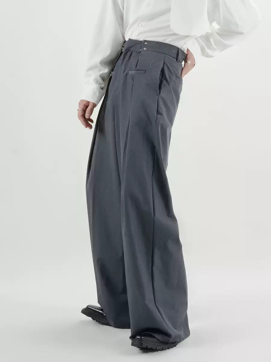 LY No. 2181 Wide-Leg Utility Pants