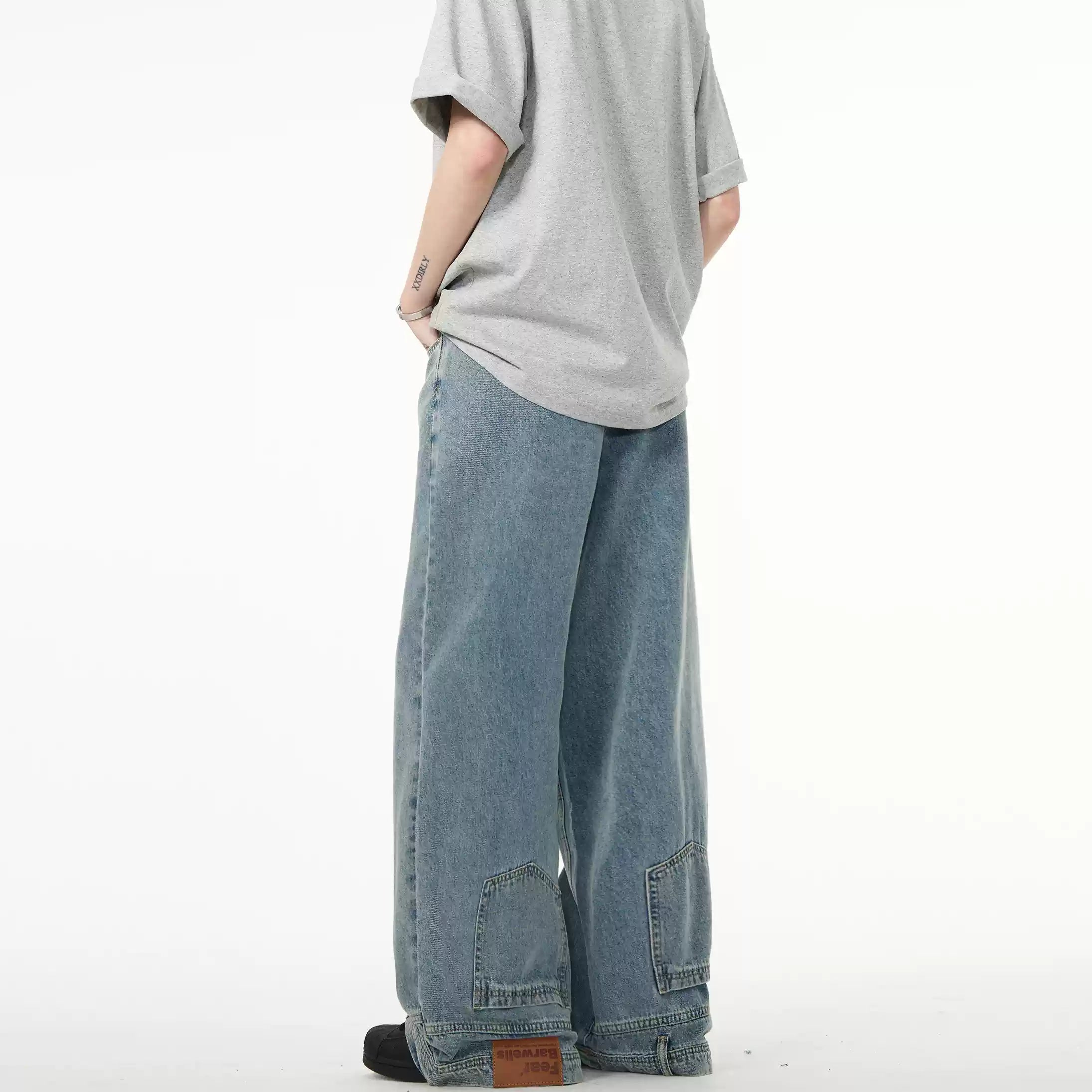 LY No. 2039 Relaxed Baggy Jeans