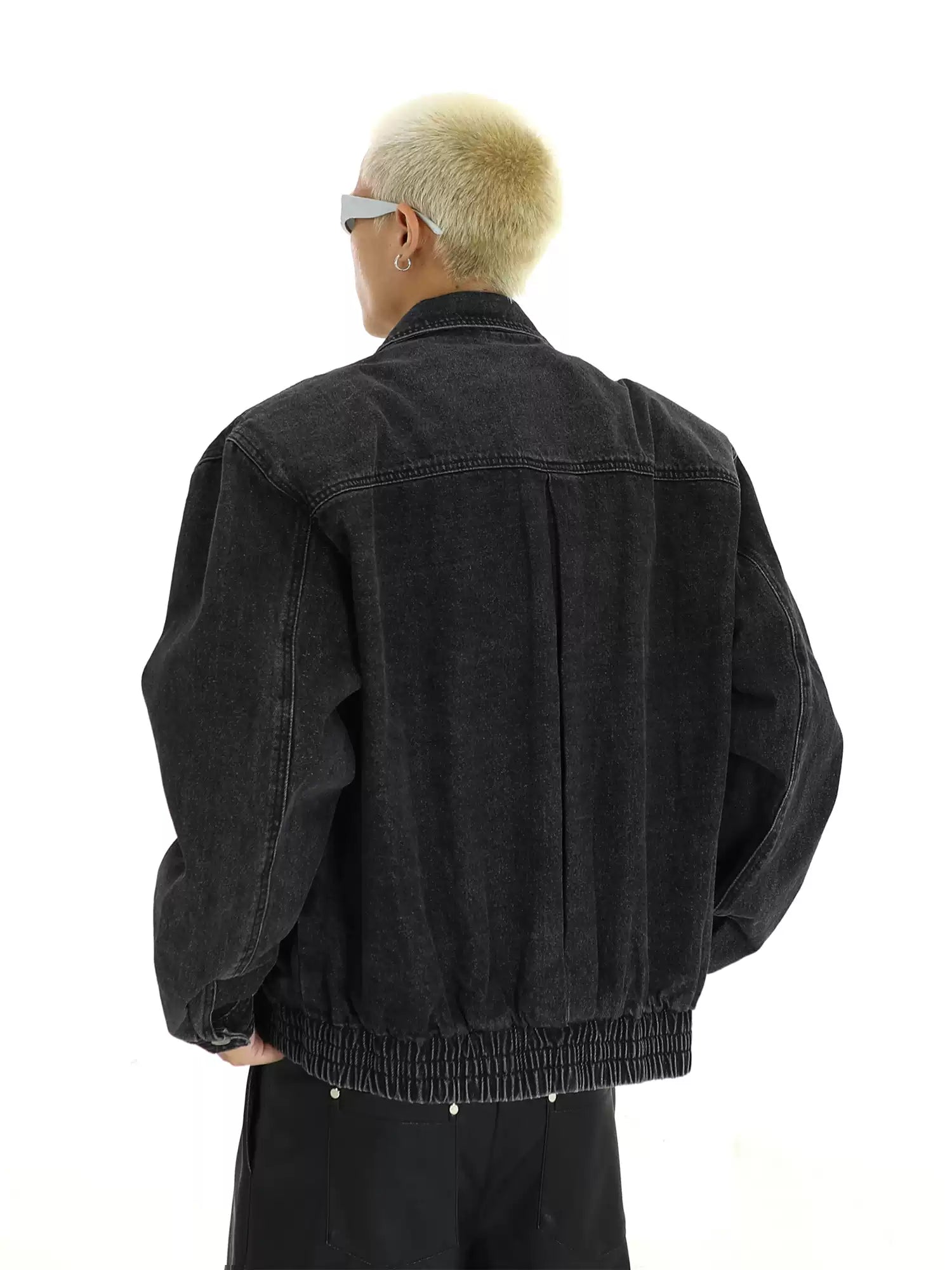 LY No. 1191 Black Denim Jacket