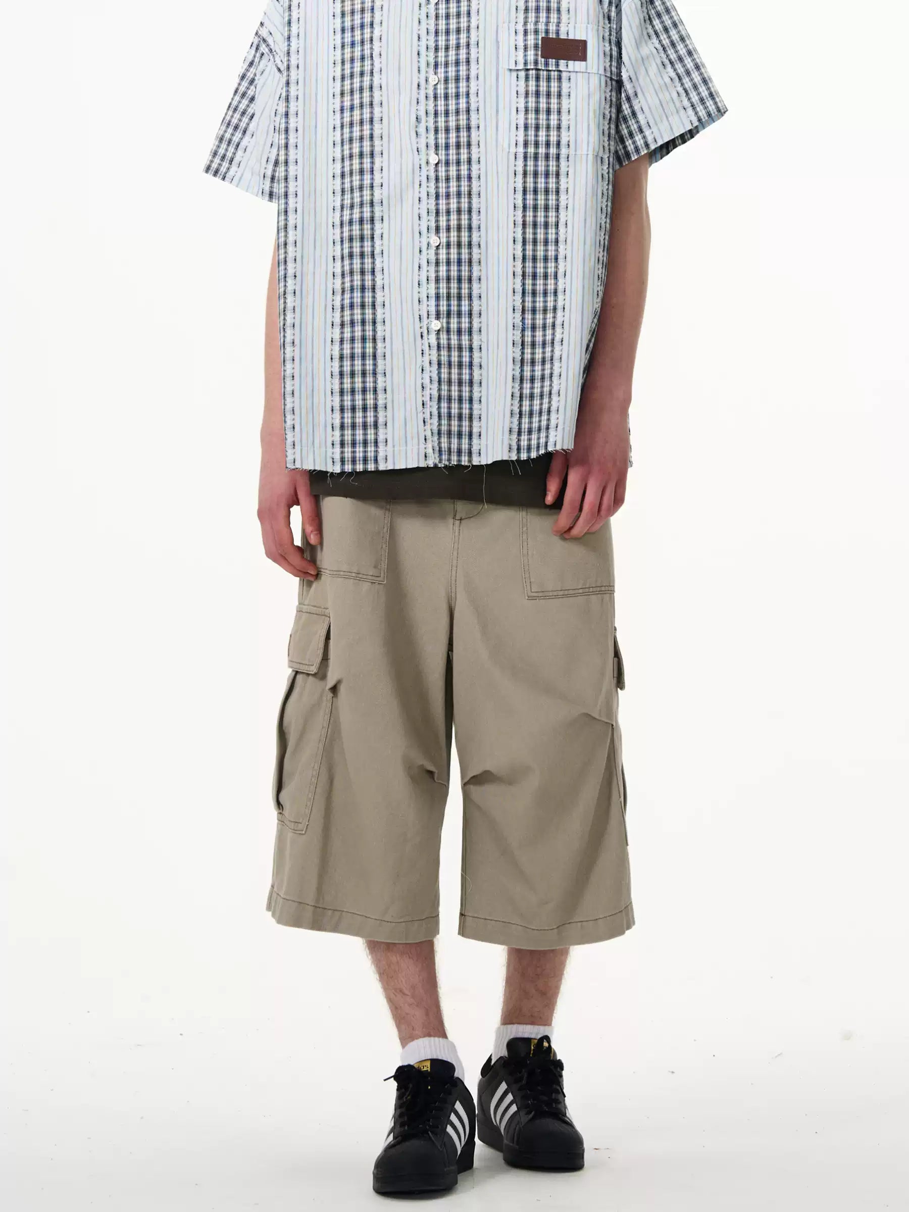 LY No. 2083 Classic Cargo Bermuda Jorts