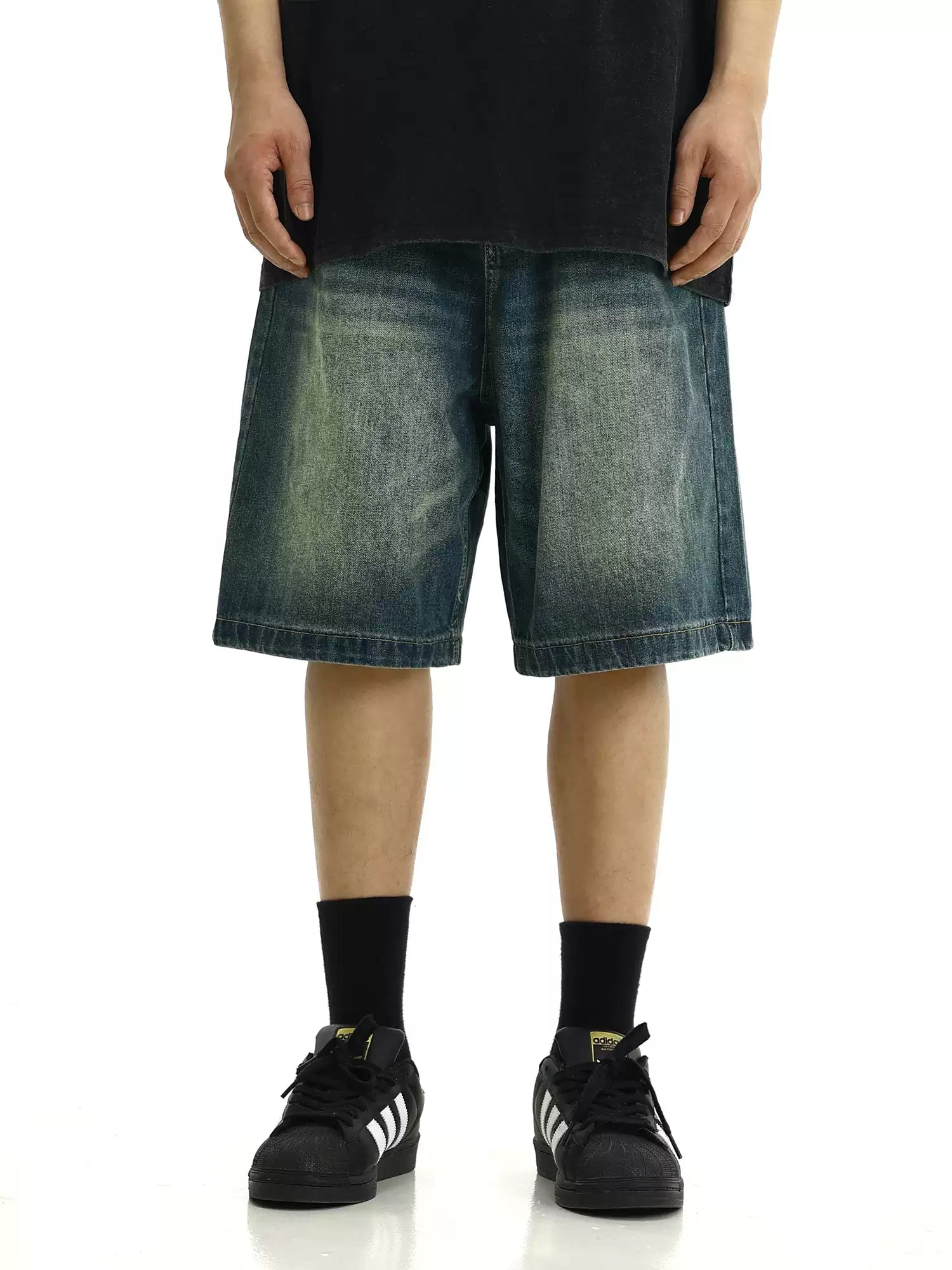 LY No. 2079 Denim Jorts