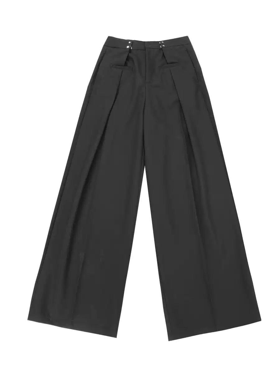 LY No. 2181 Wide-Leg Utility Pants