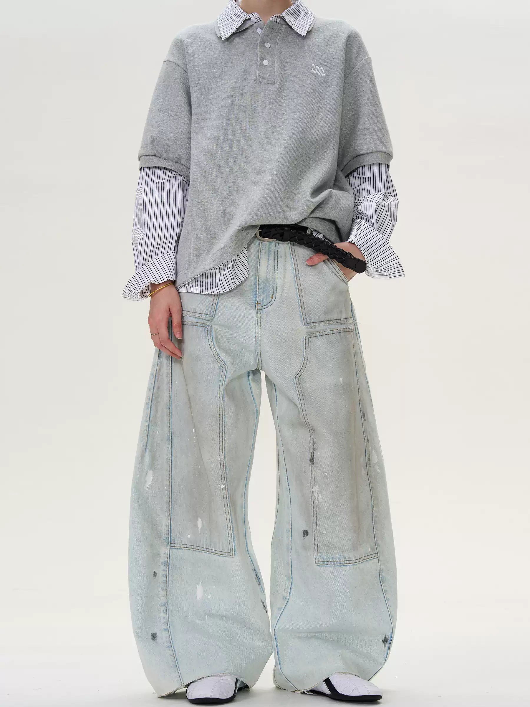 LY No. 2106 Oversized Vintage Jeans