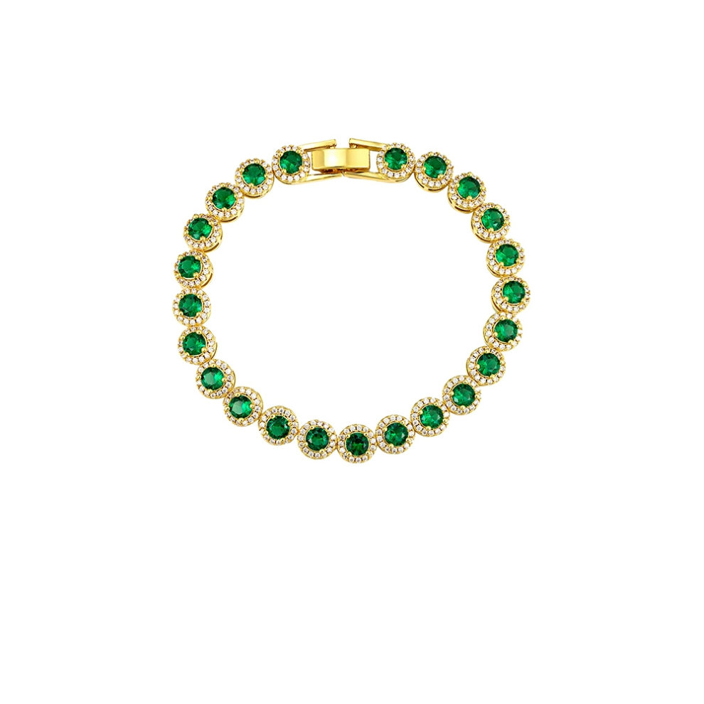 LY No. 3019 Emerald Glow Bracelet